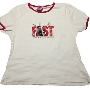 Vintage Winners Circle Ladies Collection Dale Earnhardt Jr. Ringer Shirt Large